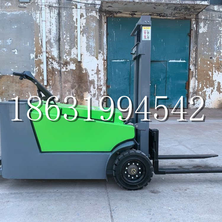 宁阳县小型电动叉车1吨2吨步行站驾式电瓶堆高充电装卸车液压升降车铲车
